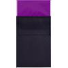 DonDon pochette da taschino Uomo con base in cartone e angoli ripiegati grandezza modificabile fazzoletto da taschino viola scuro