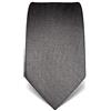 Vincenzo Boretti cravatta elegante classica da uomo, 8 cm x 15 cm, di pura seta di alta qualità, idrorepellente e antisporco, a pois grigio