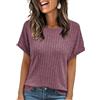 Haslike Donne Estate Loose Fit Maglioni Tshirt Top Business Elegante Camicette Casual, Bianco, XXL