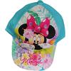 SUN CITY Disney Minnie - Berretto da baseball per bambini Minnie Tropic Fiori, rosa turchese per bambini, ragazze e ragazzi, turchese, 50
