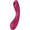 Satisfyer Curvy Trinity 1 Dildo Vibratore a Onde di Pressione 3in1