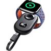 JOYROOM 2500 mAh Power Bank per Apple Watch con USB C Cavo, [Display LED] Caricatore Apple Watch Portatile compatibile con Apple Watch 11/10/9/8/7/6/SE/5/4/3/2/1/Nike/Ultra/Ultra 2