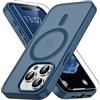 Vansdon Cover Magnetica per iPhone 15 Pro Max con 1 Pezzi Vetro Temperato