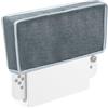 Mcbazel NS Switch/Switch OLED Copertura Antipolvere, Custodia Protettiva Antipolvere per NS Switch/Switch OLED con Joycon su Dock Non compatibile con Switch 2 - Grigio