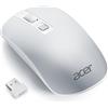 Acer Mouse wireless, mouse ottico a 4 pulsanti programmabile a 2,4 GHz 1600 DPI, ambidestro ed ergonomico, connessione o ricevitore USB multi-dispositivo per laptop/computer/telefono/tablet