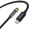 SABRENT Adattatore attivo da USB tipo C a jack audio a doppia funzione da 3,5 mm (CB-UC35)
