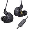Yinyoo CCZ Sonata DC03 HiFi In Ear Monitor Auricolari, 10mm Magnete Driver Dinamico Cuffie Sportive IEM da Gioco ad Alta Fedeltà Auricolari con Cavo a 2Pin per Regalo PC Audiofilo (con microfono)