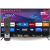 BSL BEAUTIFUL SOUND LINE BSL-40T2SV VIDAA Smart TV 40 pollici | WiFi | RJ45 | Risoluzione Full HD 1920X1080p | USB | DVBT2/S2 e Ci | Compatibile con Youtube, Netflix, Disney +, Dazn, Prime | HDMI
