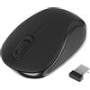 SABRENT Mouse Wireless | 2,4 GHz con Mini Ricevitore USB, Tracciamento Ottico 1200 DPI, Compatibile con PC, Mac, Laptop | Nero (MS-WSML)