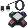 Mcbazel Convertitore KX USB per Tastiera Mouse Gioco Adattatore per PS4/ PS3/ Xbox One/NS Switch Console Convertitore(Non compatibile con Switch2)