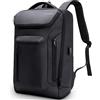 HOMIEE Zaino Antifurto Uomo Zaino Porta PC 15.6 Pollici Zainetto Scuola Ufficio Lavoro Affari Universita Impermeabile Zaini da Donna Uomo con Porta USB per Viaggio Viaggiare Aereo
