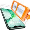 TOCOL Pellicola Protettiva per iPhone 11 Pro Max, iPhone XS Max 6,5 Pollici, Rimozione Automatica Della Polvere, Installazione Rapida, Senza Bolle, Durezza 9H Vetro, 2 Pezzi