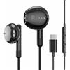 BENEWY Cuffie USB C per iPhone 17 16 15 Plus Pro Max iPad Pro Cuffie Type C con Microfono Hi-Fi Stereo Auricolari USB C con filo In-Ear Cuffie per Samsung S26 S25 S24 S23 S22 S21A54 A55 A17, Google Pixel 9 8