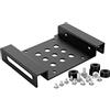 ORICO Telaio di montaggio 2,5" 3,5" Dischi rigidi SSD su 5,25", telaio intercambiabile in alluminio, adattatore interno per dischi rigidi da 2,5/3,5 pollici SATA/IDE HDD o SSD