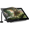 HUION Kamvas Pro 16 4K Tavoletta Grafica con Schermo, 15,6 Pollici Tavoletta Grafica Completamente Laminata Antiriflesso, Funzione di Inclinazione 8192 Stilo Senza Batteria PW517 per PC, Mac, Android