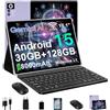ZIOVO Android 15 Tablet 10 Pollici,Gemini AI,30GB RAM+128GB ROM(TF 1TB)Tablets,5G WiFi Tablets,Octa-Core 2.0 GHz/Widevine L1/8000 mAh/Bluetooth 5.0/GPS/Face ID/2 in 1 Tablet con Tastiera e Mouse-Viola