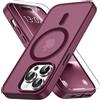 Vansdon Cover Magnetica per iPhone 14 Pro Max con 1 Pezzi Vetro Temperato