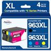 Paeolos 963 XL Cartucce rigenerate compatibili con HP 963XL Multipack per cartucce HP Officejet Pro 9010 per HP Officejet Pro 9012 9014 9020 9015 9016 9018 9019 9022 4