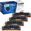 colorfly 220A W2200A 220X Toner compatibile con HP 220A Toner Color LaserJet Pro MFP 4302dw 4302fdw 4202dw 4202dn 4302fdn, W2200A W2201A W2202A W2203A con chip, 4 pezzi