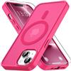 Vansdon Cover Magnetica per iPhone 13/14 con 1 Pezzi Vetro Temperato