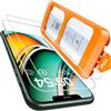 TOCOL Pellicola Protettiva per iPhone 11 Pro, iPhone X, iPhone XS 5,8 Pollici, Rimozione Automatica Della Polvere, Installazione Rapida,Senza Bolle, Durezza 9H Vetro, 2 Pezzi