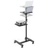 RICOO Supporto proiettore pavimento CZ0800 Porta beamer mobile Cavalletto terra Altezza regolabile Rialzo universal Mensola per PC portatile