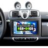 SIXWIN 4+64G Android 15 Autoradio per Mercedes Benz Smart Fortwo 451 2005-2010 con CarPlay/Android/Mirror Link,9" HD TouchScreen Schermo con Navigatore WiFi Bluetooth 5.0 RDS FM Comandi al Volante