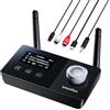 SOOMFON 3-in-1 Trasmettitore Ricevitore Bluetooth, Adattatore Bluetooth Aux