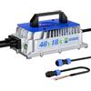 DC HOUSE DCHOUSE Caricabatterie al Litio 48V 18A, Caricabatterie Rapido 900W