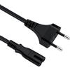 Mcbazel 3M IEC 320 C7 Power Cable con 2 Pin Euro Cavo di alimentazione C7 per PS5/ PS4/ PS3/ Xbox Series X/S - Nero
