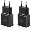 Mijun 2-Pack Caricabatterie USB Compatibile con Samsung Galaxy S21 S20 S10 S9 S8 S7 S6 Edge/Plus/Active A15 A13 A14 A20e A34 A55 A54 Note 9/8 e altri Smartphone, Alimentatore USB a Caricatore Rapido