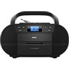 BSL BEAUTIFUL SOUND LINE BSL Boombox Radio CD Portatile con Cassetta e Bluetooth JL2021A | 6W RMS | FM e USB | mp3 | Display LCD | AUX IN e Usb Cuffie