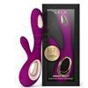 LELO SORAYA Wave Vibratore Rabbit Lussuoso con Tecnologia Wavemotion, Sex Toy per Stimolazione Interna ed Esterna, Vibratori Clidoride Donna, Vibratoreper Donna, Deep Rose