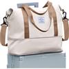 SEAFEW Borsone da Viaggio,Bagaglio a Mano 40x20x25 Ryanair Borsa da Viaggio Espandibile,Borsa da Cabina Ryanair 40x30x20 Borsa Sportiva Borsone da Palestra Borsa da Weekend,A19-Beige Marrone
