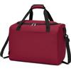 KONO Bagaglio a Mano Ryanair 40x30x20 cm, Borsa da Viaggio Cabina con Tracolla, Borsa Sottosedile per Aereo Uomo e Donna (Bordeaux)