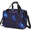 KONO Bagaglio a Mano Ryanair 40x30x20 cm, Borsa da Viaggio Cabina con Tracolla, Borsa Sottosedile per Aereo Uomo e Donna (Galaxy Blue)