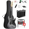 DONNER DST-80 E-Guitar Set Completo per Principianti da 39" con Amplificatore, Pickup SSS Classico, Include Gig Bag, Accordatore, Capotasto, Cinghia, Plettri e Lezioni Online Gratuite