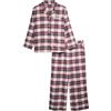 Marks & Spencer Pigiama a Quadri in Puro Cotone