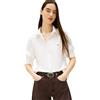 Tommy Jeans Tjw Reg Oxford Shirt Dw0Dw19890, Camicia a Maniche Lunghe, Donna, Bianco (Ecru), M
