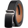 GAEKEAO Cintura Uomo Pelle, Cintura Senza Buchi, Belt Men Regolabile 35mm dal Casual al Formale, Regalo per gli Uomini