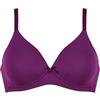 Naturana® Reggiseno morbido senza ferretto con ciotola [coppa A-D] vestibilità ottimale e massima tenuta grazie al taglio e alle spalline larghe, reggiseno da donna senza ferretto, barbabietola, 4A