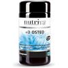 NUTRIVA +D Osteo, Integratore Alimentare a Base di Calcio, Magnesio, Boro, Vitamina K2, Vitamina D3, Ideale per la Salute delle Ossa, Carenza di Minerali, 100% Naturale e Vegano, 60 Compresse