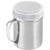 Generico Bottiglia Shaker Per Zucchero A Velo In Acciaio Inossidabile - Shaker per Sale Fine con Coperchio Antipolvere,Contenitore Con Manico Per Caffè Zucchero Farina Da Viaggio