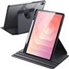 JETech Custodia Girevole per Samsung Galaxy Tab S11, Grigio