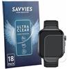 savvies Pellicola Protettiva per Huawei Watch Fit 5 Pro | 18 Pezzi Chiara Protezione Schermo Made in Germany Schermo Protettivo Trasparente