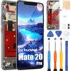 ARSSLY LCD Display per Huawei Mate 20 PRO LCD Schermo per Huawei Mate20 PRO LYA-L09 LYA-L29 6.39 Pollici Touch Screen Digitizer Full Assembly con Riparazione Kit (Nero con Telaio)