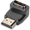 Digitus DK330513000D Adattatore Connettori HDMI Maschio/Femmina, Angolo a 90 Gradi