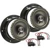 tomzz Audio 4057-004 Kit di installazione altoparlanti compatibile con VW Golf 5 V Passat 3G Touran Caddy Porta anteriore 165 mm Sistema coassiale TA16.5-Pro