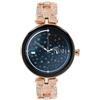 TECHMADE Smartwatch Niah Lyra, orologio digitale gioiello, schermo AMOLED, chiamate, notifiche, funzione SOS, sport, compatibile con IOS e android (MAGLIA MET BIG GOLD ROSE)