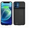 YISHDA Custodia di ricarica sottile da 6800 mAh, custodia protettiva portatile con batteria ricaricabile per iPhone 12 Mini/iPhone 13 Mini da 5,4 pollici, nero